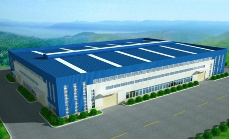 鋼構(gòu)廠(chǎng)房搭建地板刷漆，水電安裝